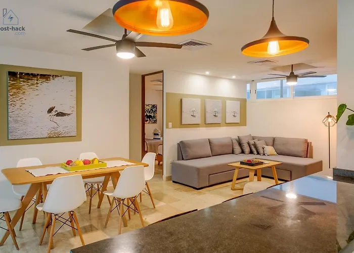 With Patio, Rooftop & Pool Close To The - Danzamar 2 Apartamento
