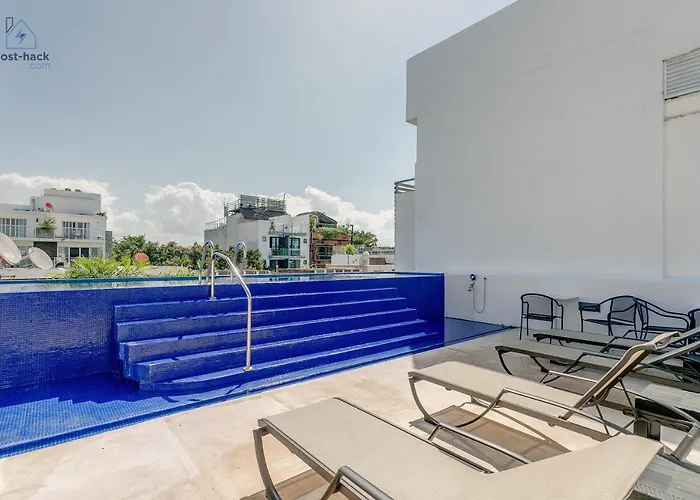 With Patio, Rooftop & Pool Close To The - Danzamar 2 * Playa del Carmen