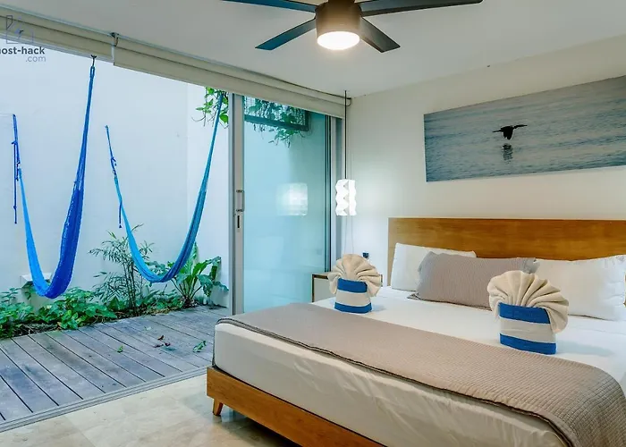 With Patio, Rooftop & Pool Close To The - Danzamar 2 Apartamento