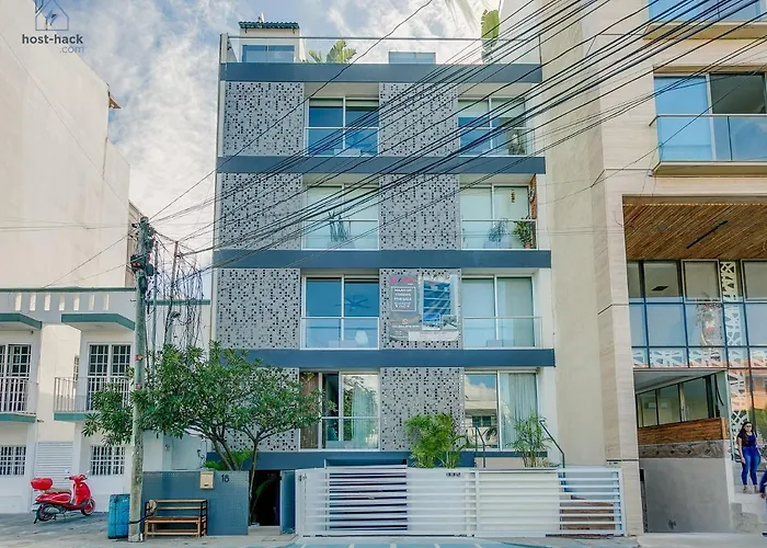 With Patio, Rooftop & Pool Close To The - Danzamar 2 Apartamento